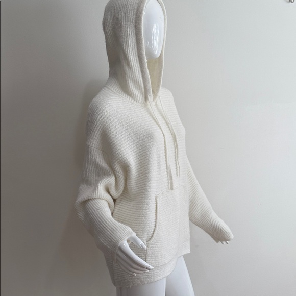 Banana Republic Hoodie Sweater Rib Knit Alpaca Wool Blend - Picture 6 of 11